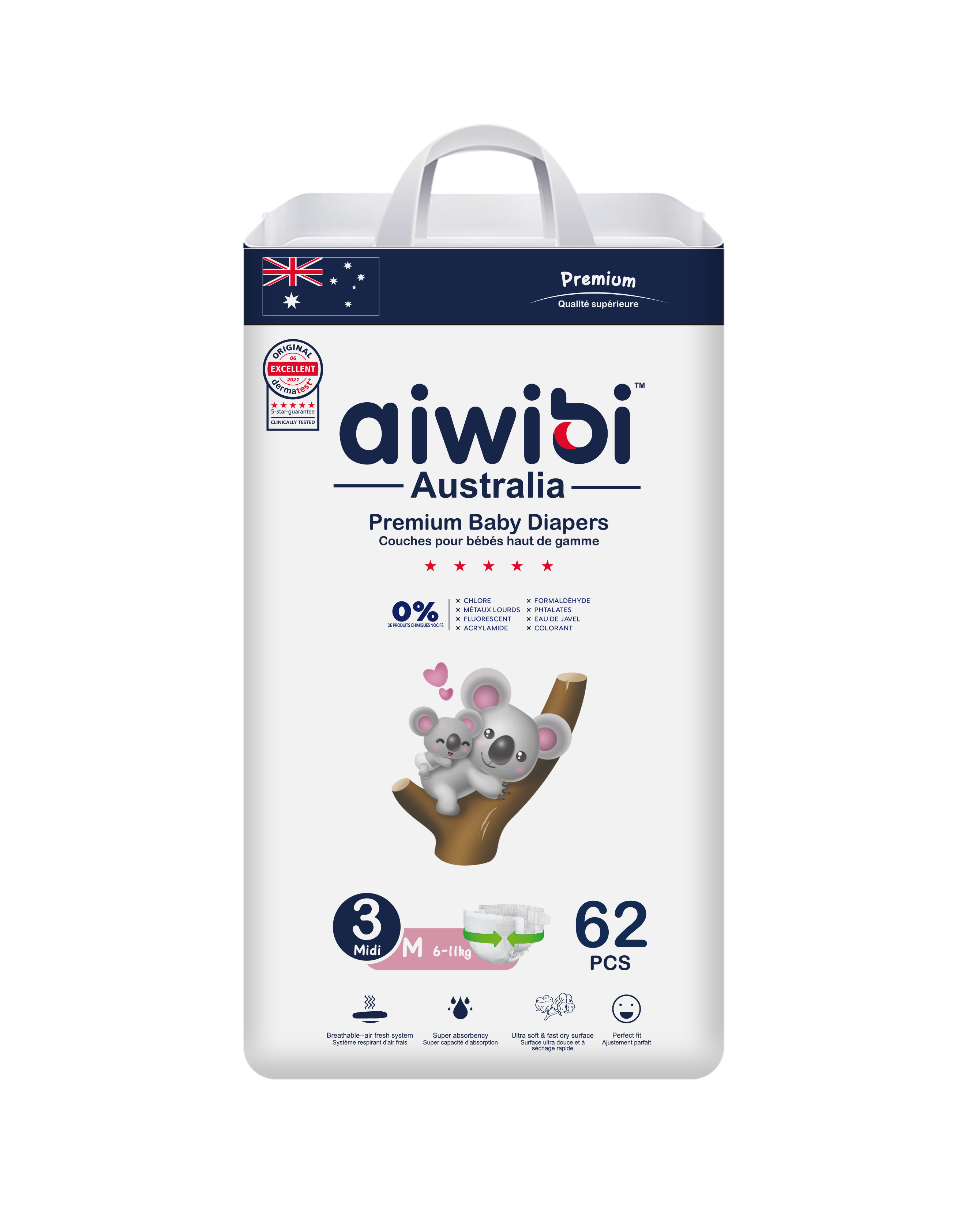 Couche pour Bébé 01 (Emballage grand）