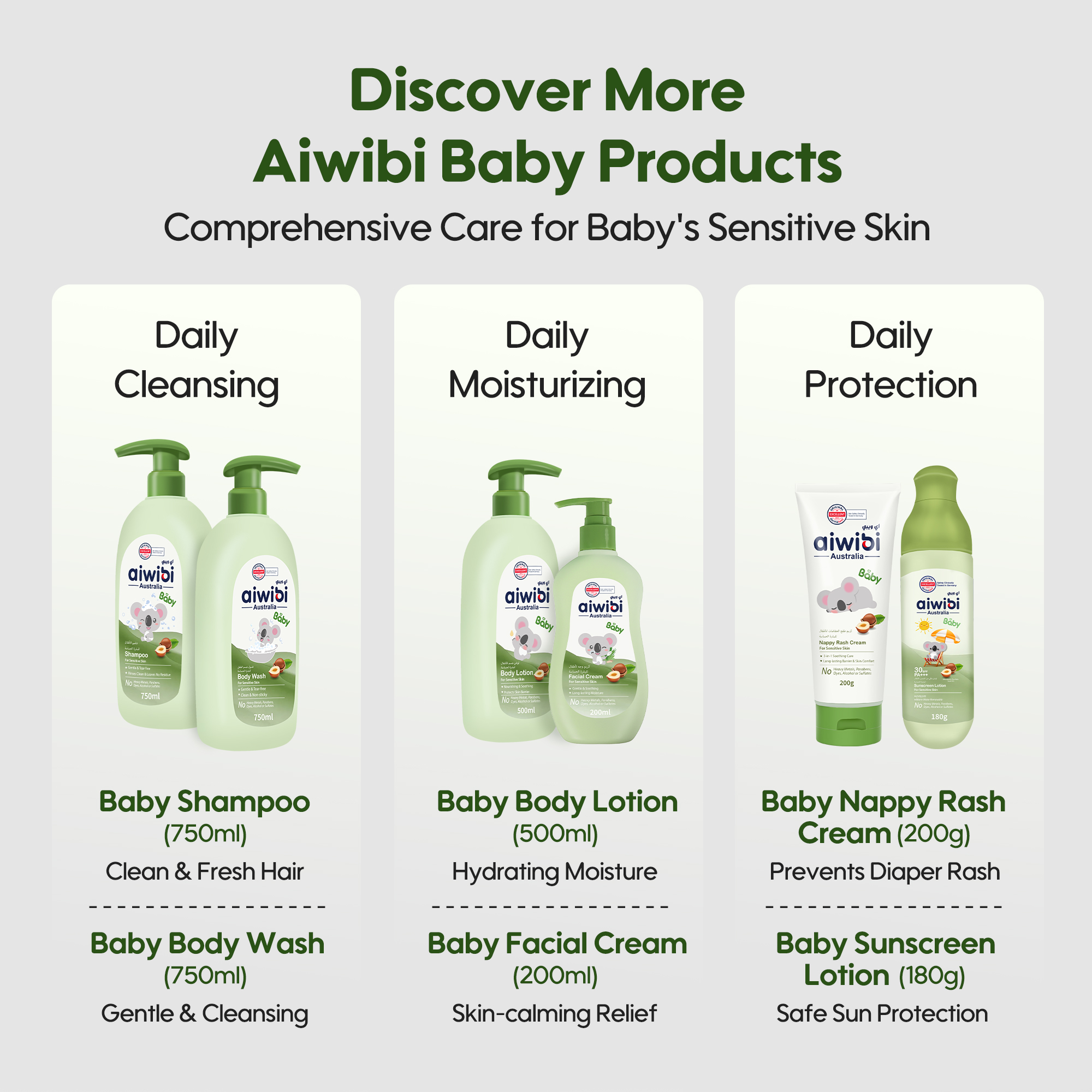 Gel douche Nurture Nut pour bébé