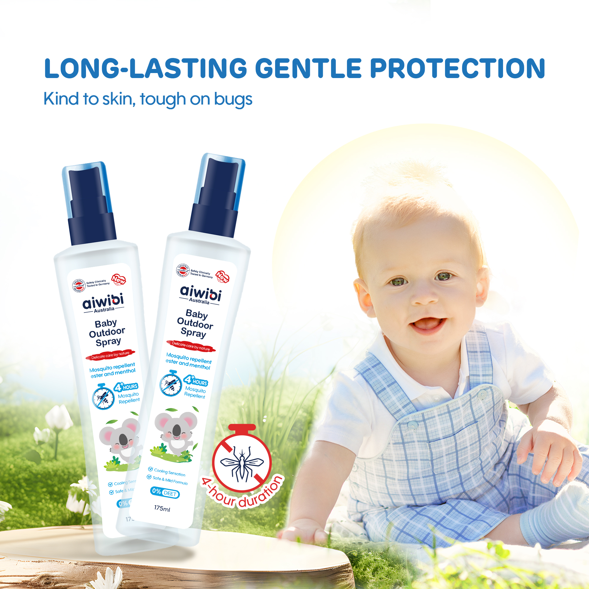 Spray d'extérieur pour bébé (175ml)