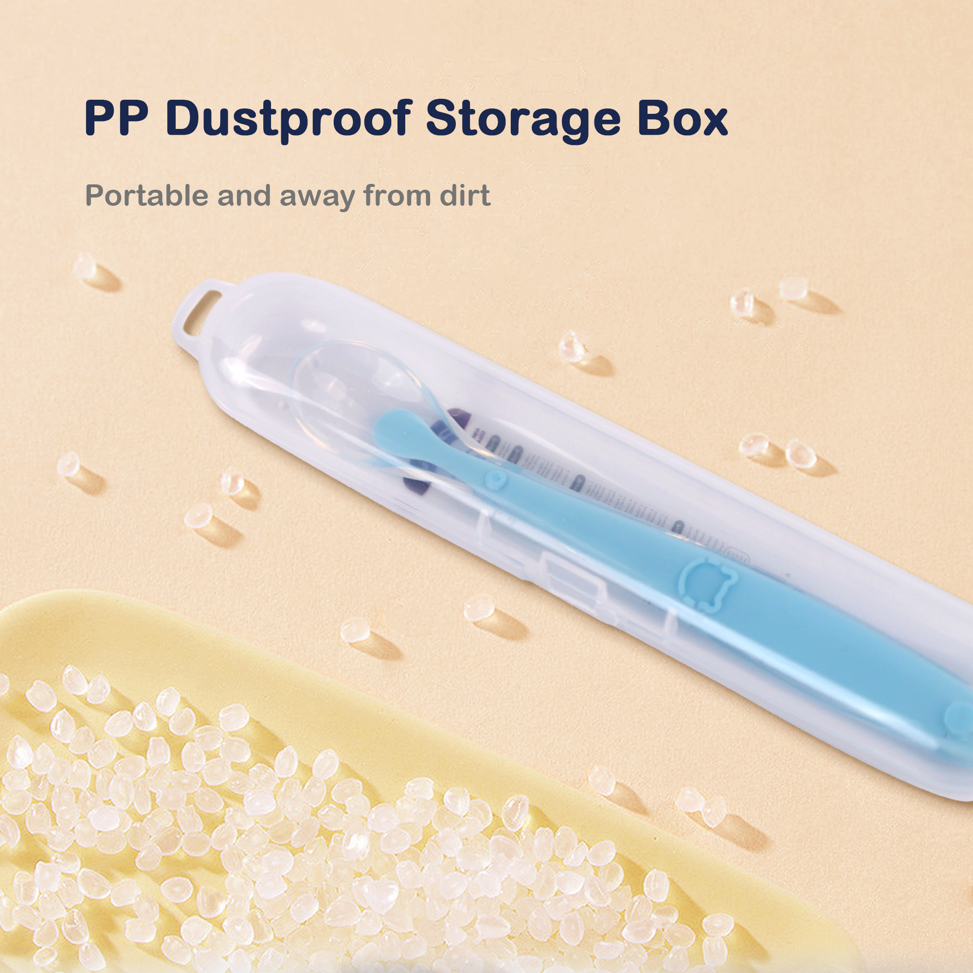 Cuillère à mâcher en silicone pour bébé 