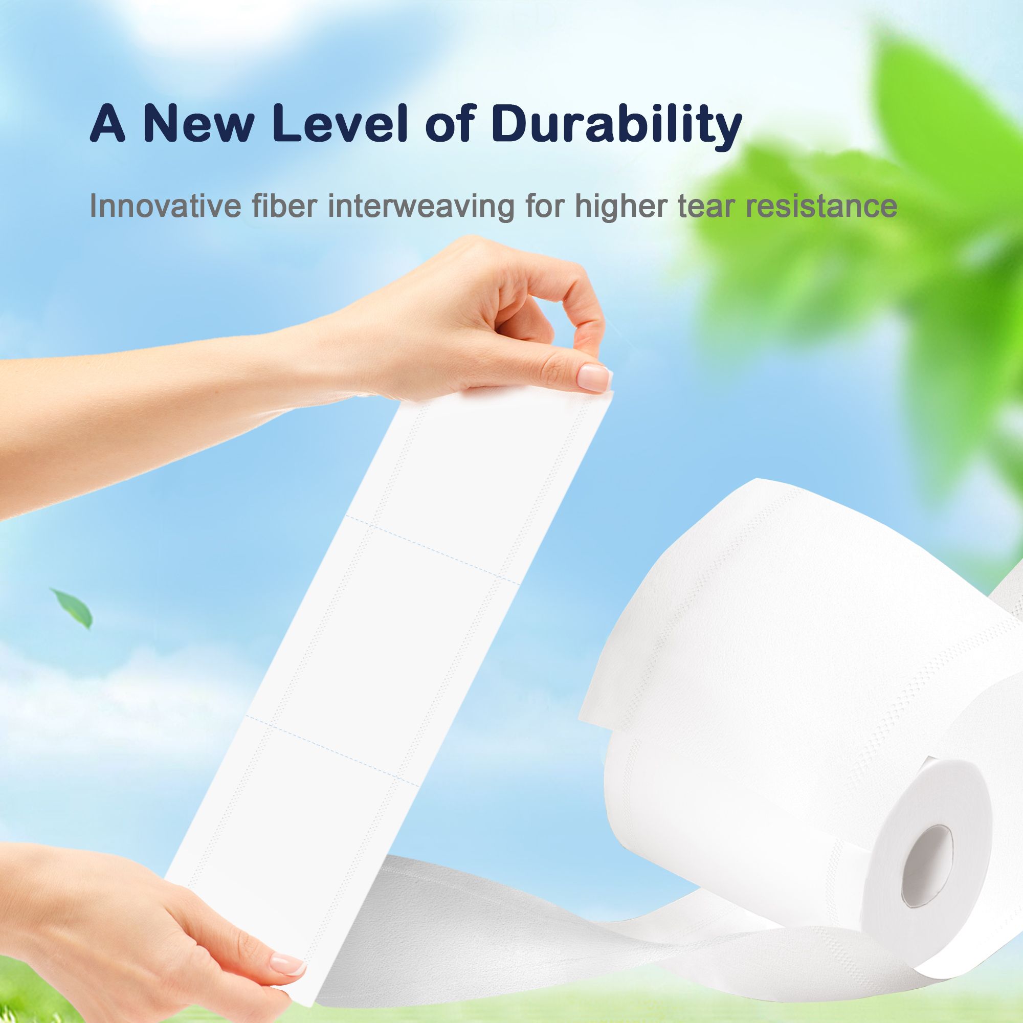 Rouleau de papier toilette (40M * 180g)