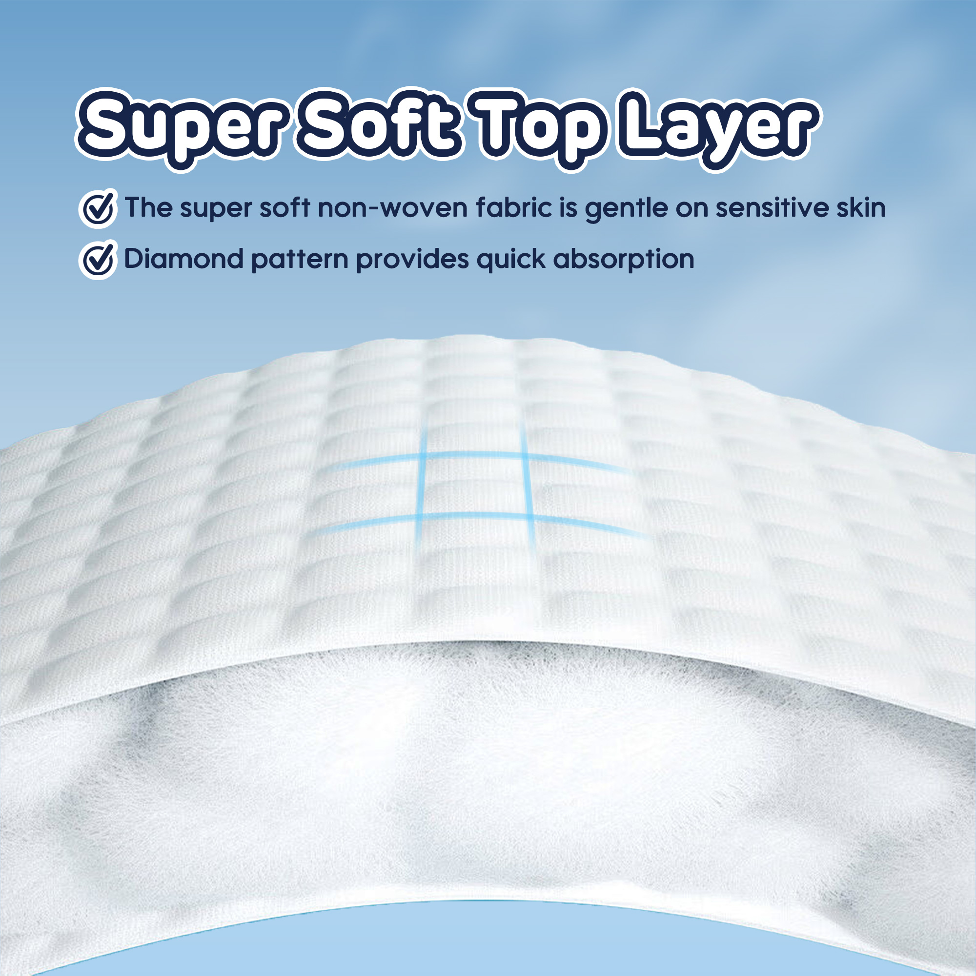 Alèses à langer jetables pour bébé (60*60cm de 5/10/30 pièces)