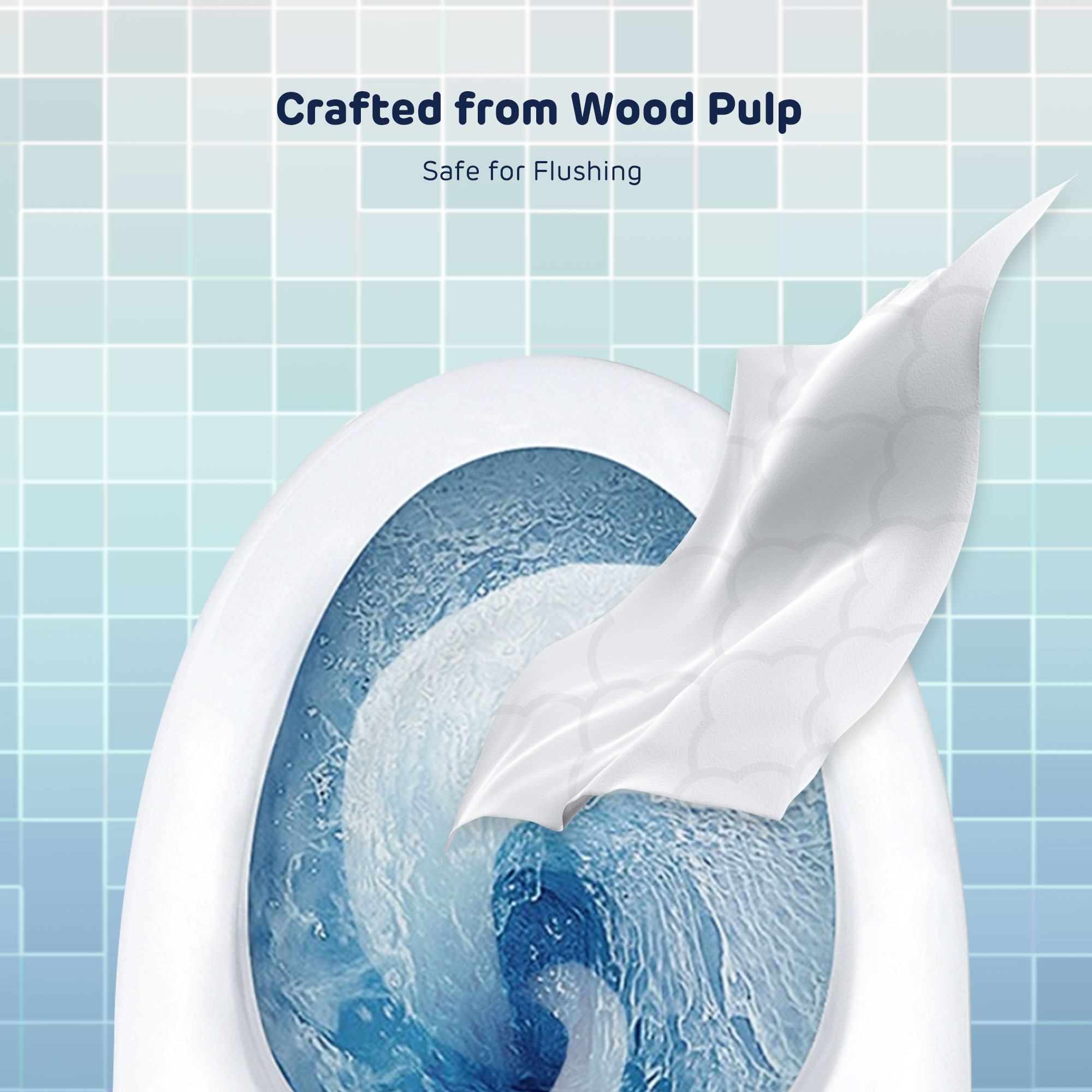 Lingettes de toilette （20/42/70 lingettes）