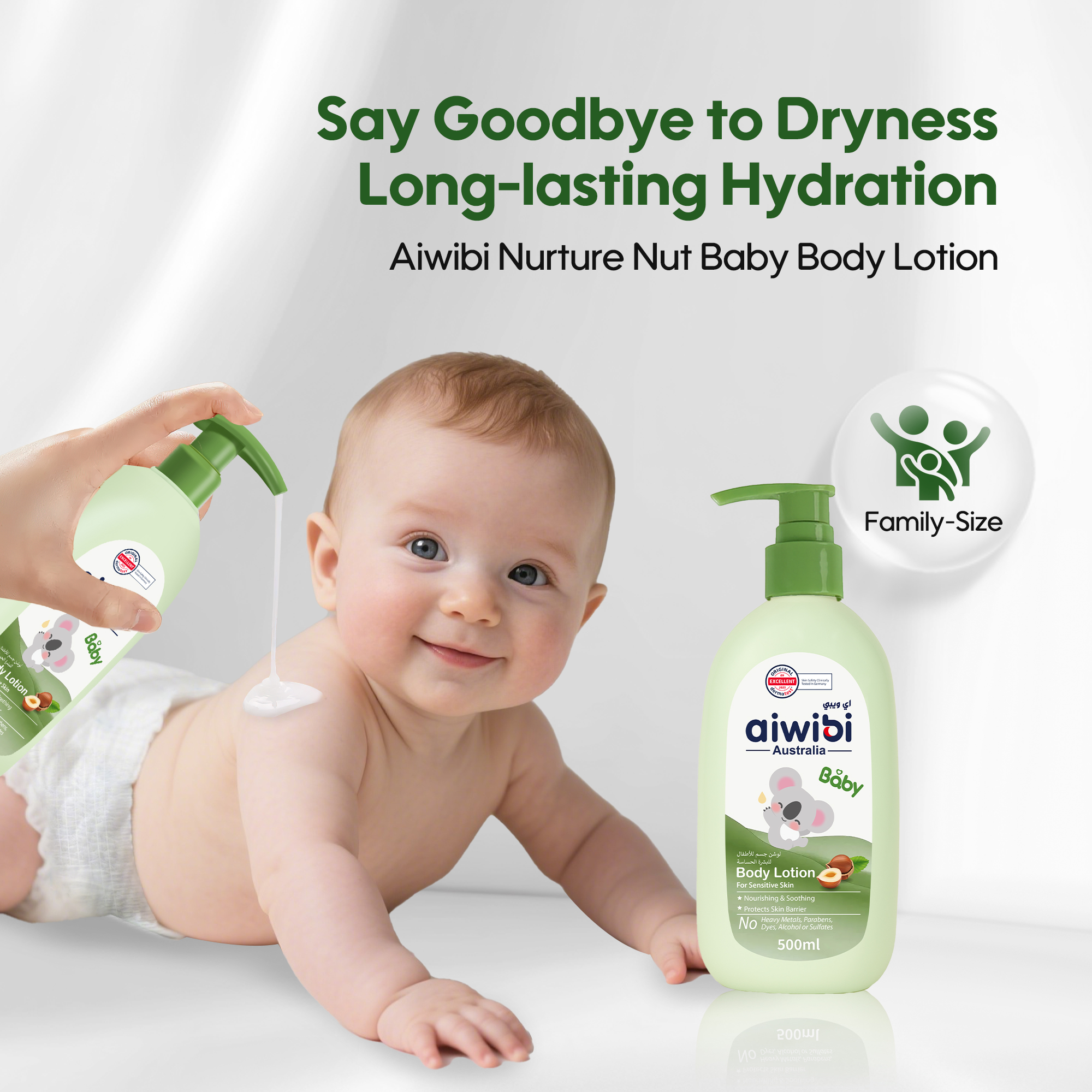 Lotion corporelle Nurture Nut pour bébé